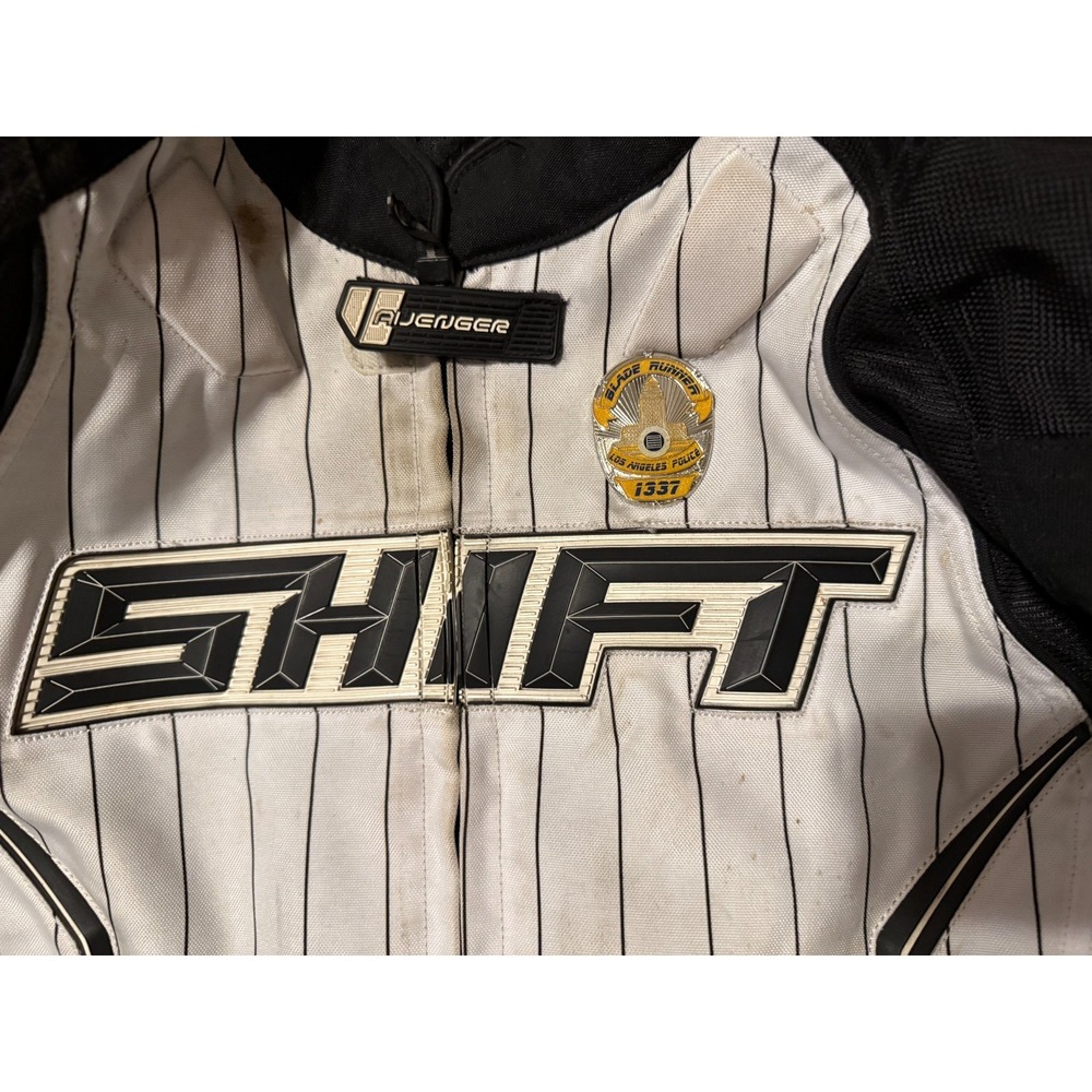 SHIFT Rise Against Motorcycle Riding Padded Jacket Sporty SZ Medium Adjustable - Picture 4 of 16